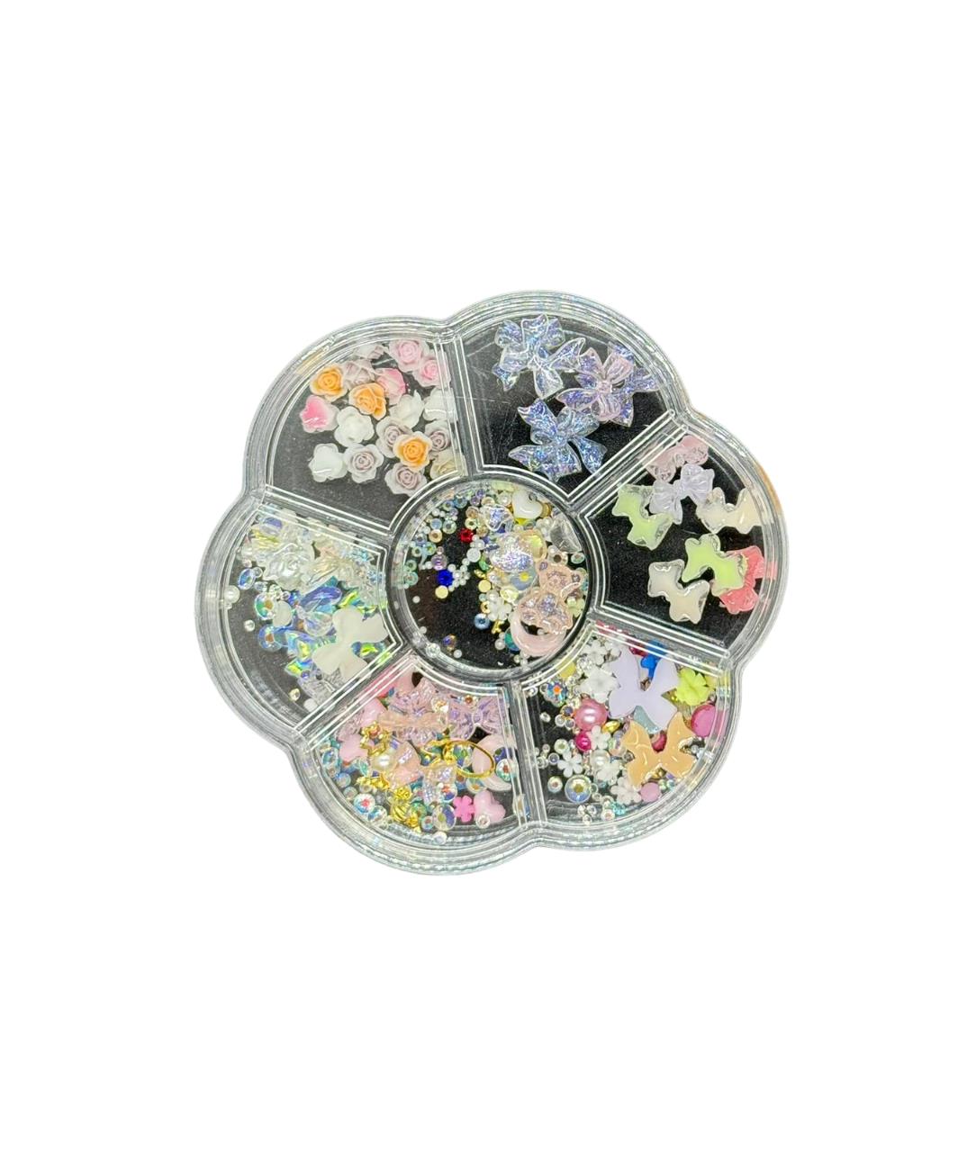 Fontenay 3D Tırnak Süsleri Tırnak Charm Nail Charms Nail Art Objeleri Karışık Çeşit Setler 3