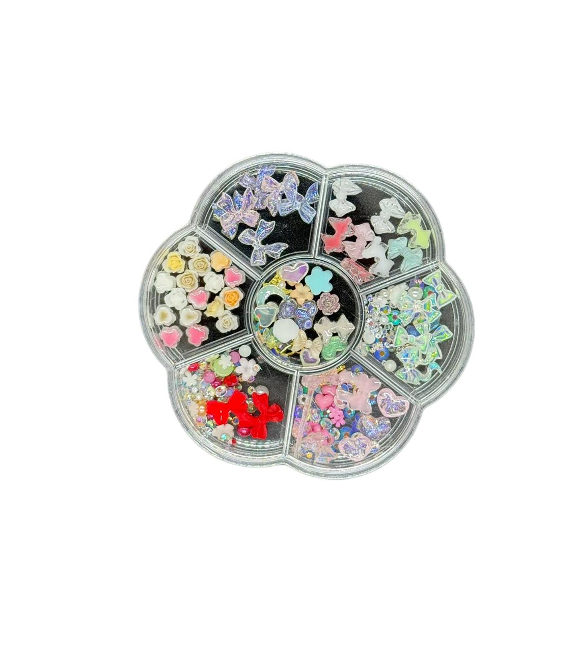 Fontenay 3D Tırnak Süsleri Tırnak Charm Nail Charms Nail Art Objeleri Karışık Çeşit Setler